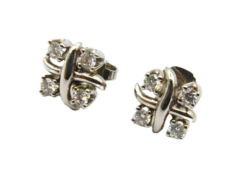 ティファニー買取 Pt950 ジャン シュランバージェ ダイヤモンド ピアス